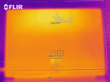 Thermal-imaging at idle – bottom
