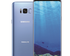 A preview of the new Coral Blue finish available on the S8 and S8 Plus. (Source: Samsung)
