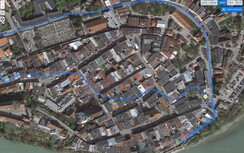 GPS Desire 12s – narrow streets