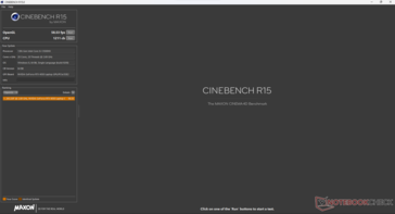 Cinebench R15 performance on battery (single run)