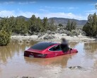 Tesla's FSD drove this particular Model 3 into a watery grave. (Image source: Wham Baam Teslacam on YouTube)