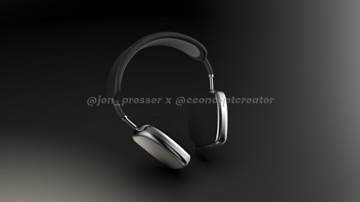A render of how the luxury edition of the AirPods Studio will look. (Image source: Jon Prosser & Concept Creator)