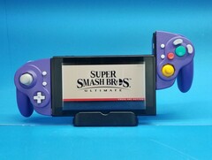 The GameCube Joy-Cons provide the ultimate Super Smash Bros. experience. (Image source: Shank Mods)