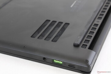 Chassis is just slightly thicker than many other 13-inch subnotebooks