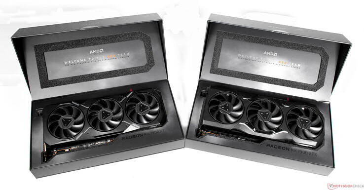 AMD Radeon RX 7900 XTX and AMD Radeon RX 7900 XT