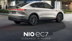 The EC7 has record low for an SUV 0.23 drag coefficient (image: NIO)