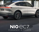 El EC7 tiene un coeficiente de resistencia aerodinámica récord para un SUV: 0,23 (imagen: NIO)