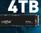 The Crucial P3 Plus 4TB SSD has gone on sale at Best Buy and Amazon (Image: Crucial)