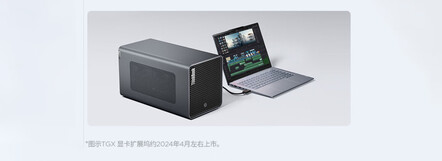 External GPU support of ThinkBook 14+ 2024 SE (Image source: JD.com)