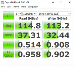 CrystalDiskMark (Secondary HDD)