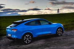 The Ford Mustang Mach-E is currently the company&#039;s smallest electric vehicle — but not for long. (Image source: Ford)