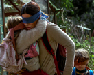 YouTube pranksters have been blindly following Sandra Bullock's character's predicament in Bird Box. (Source: Bluegrass/Netflix)