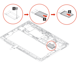 Lenovo ThinkPad X12 Detachable: SSD is modular