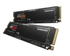 The 970 Evo and Pro NVMe SSDs are part of Samsung's mid-range storage solutions. (Source: Samsung)