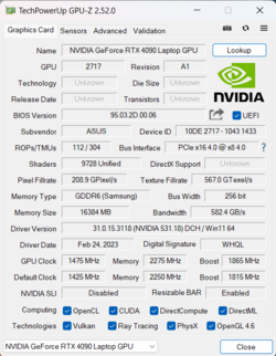 GPU-Z Nvidia GeForce RTX 4090 Computer