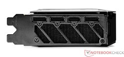 The Acer Predator BiFrost Arc A750 OC's external ports