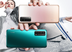 Huawei P Smart 2021: Besides black, also available in the colors Crush Green and Blush Gold