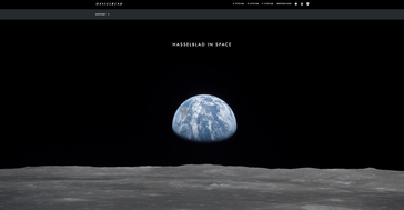 Hasselblad uses an almost identical image on its website. (Image source: Hasselblad)