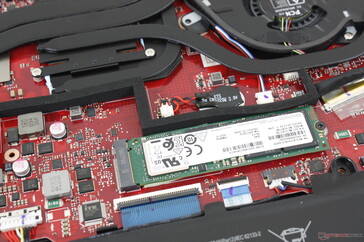 The system supports up to two M.2 SSDs in RAID 0 configuration