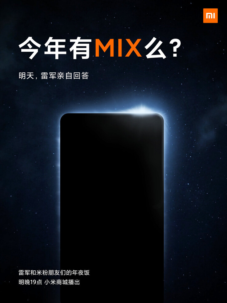 "Is there a Mix this year?". (Image source: Xiaomi)