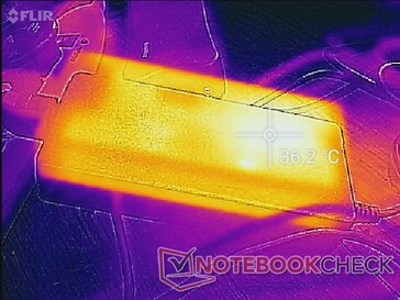 AC adapter after an hour of high load