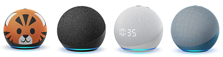 The new Echo and Echo Dot speakers. (Source: Amazon)