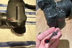 A handful of Nikon Z8 users have reported that their camera's strap lugs have detached from their mounting points. (Image source: Facebook - edited)