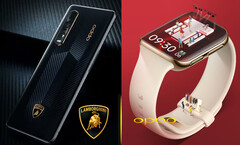 The Oppo Watch and Find X2 Pro Lamborghini are now available to purchase in China. (Image source: Oppo)