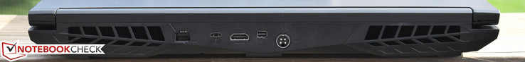 Rear: Gigabit Ethernet, USB 3.1 Gen 2 Type-C/Thunderbolt, HDMI 2.0, mini-DisplayPort, charging port
