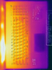 Thermal image top - idle