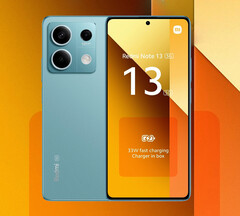 The Redmi Note 13 5G in one of its three launch colours. (Image source: @passionategeekz)