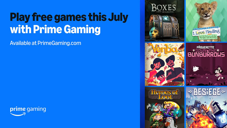 The new free game lineup is worth $263.25 (Image source: Amazon Prime Gaming)