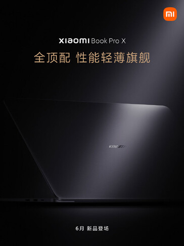 Mi Book Pro X design. (Image source: Xiaomi)