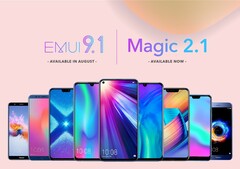 Honor and Huawei are updating numerous devices to the latest EMUI version. (Source: Honor)
