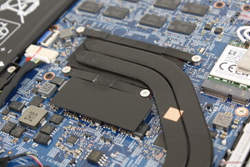 we can notice slight electronic noise from our test unit when placing an ear near the keyboard keys