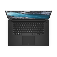 The XPS 15 7590's keyboard and palm rest remain standard affairs. (Souce: Dell)