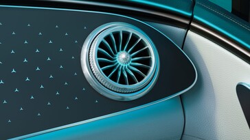 Mercedes EQE interior detail
