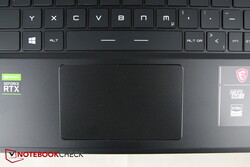 The touchpad rattles