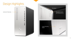 The HP Envy Tower's design is reminiscent of the HP Pavilion Gaming desktop. (Source: HP)