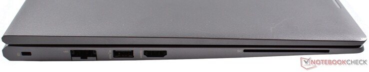 Kensington Lock (nano), Gbit RJ45, USB-A 3.1 Gen1 (5 Gbps), HDMI 2.0, Smart Card