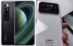 Xiaomi Mi 10 Ultra (L) vs Mi 11 Ultra (R) comparison reveals numerous differences...especially with the SoC and camera bump. (Image source: Xiaomi/Tech Buff PH)