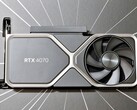 The GeForce RTX 4070 supposedly performs like the RTX 3080. (Image source: @GiannisDavid)
