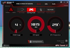 Asus GPU Tweak II (Gaming mode)