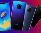 A render showing all the leaked color options for the Mate 20 Pro. (Source: gizmochina.com)