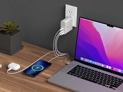The HyperJuice 140 W USB-C Charger is compatible with various gadgets, including MacBooks, iPhones and Android devices. (Image source: Hyper)