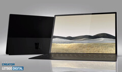 The Surface Pro 8 as imagined by Concept Creator. (Image source: LetsGoDigital &amp; @CConceptCreator)