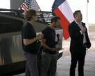 Elon Musk announcing the Texas lithium refinery (image: Tesla)