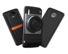 The Moto Mod system relies on a series of magnets and contact pins to connect onto the back of the Moto Z phones. (Source: Motorola)