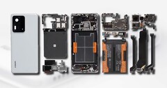 The Xiaomi Mi Mix 4 has a battery capacity of 4,500 mAh. (Image source: Xiaomi/Zahar Mobile Review - edited)