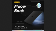 The new &quot;MeowBook&quot; teaser. (Source: Realme)